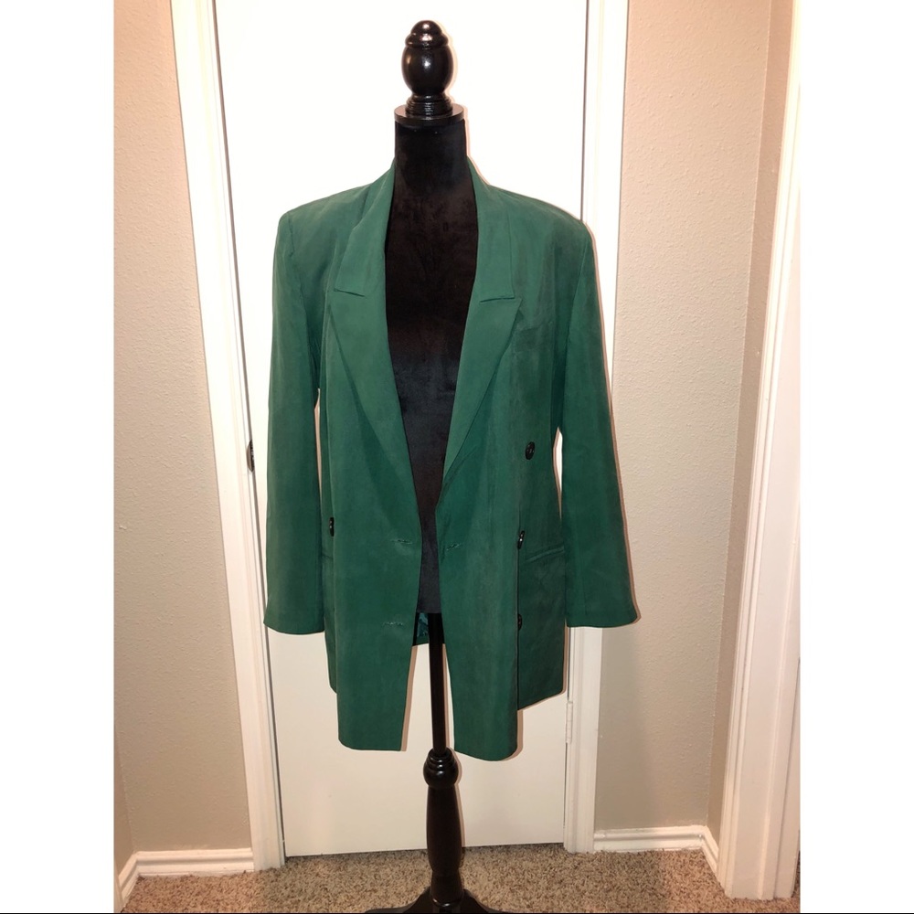 Vintage David Hollis green blazer
